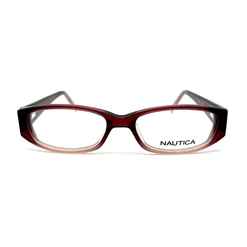 NEW NAUTICA N8071 655 BURGUNDY FADE WOMEN AUTHENTIC EYEGLASSES 50-16-135